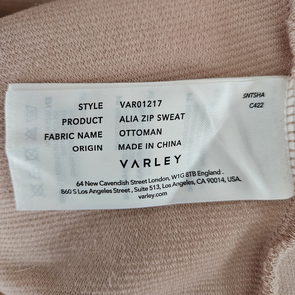 Varley Light Pink Bomber Jacket - Picture 8 of 8